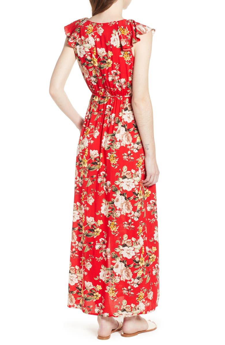 Soprano Ruffle Maxi Dress, Alternate, color,