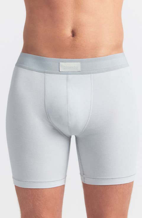 3-Pack 5-Inch Stretch Cotton & Modal Boxer Briefs (Regular & Big)