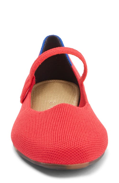 Shop Rothys Rothy's The Square Mary Jane In Lollipop Red