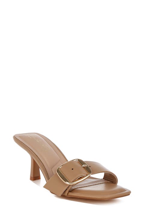Acacia Slide Sandal