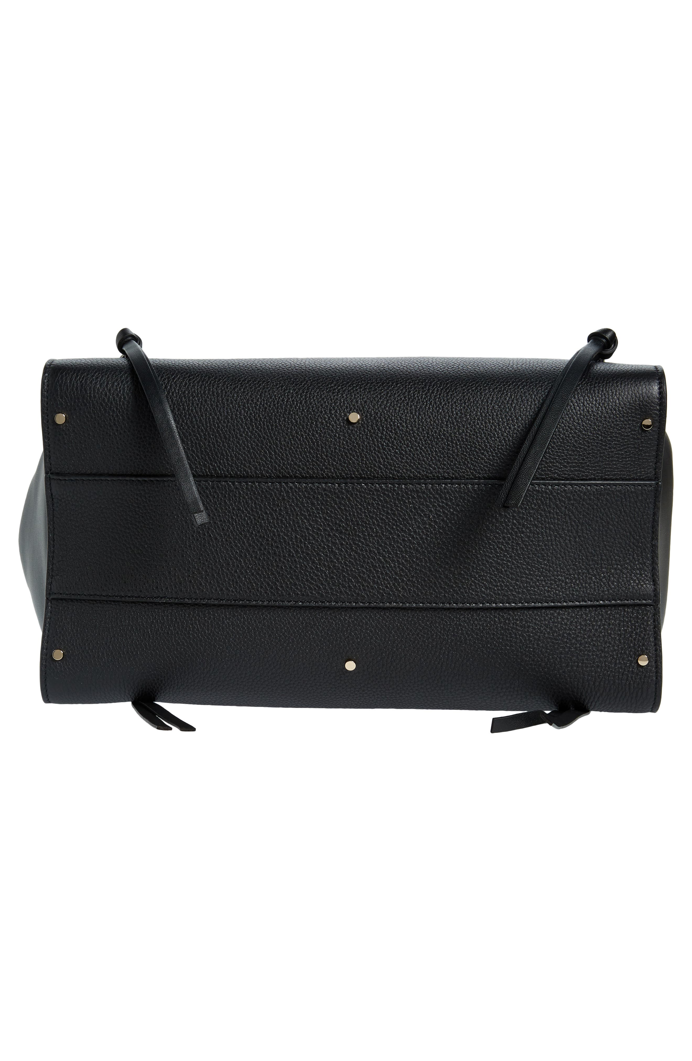 Chloé Steph Grained Leather Satchel, Alternate, color, 