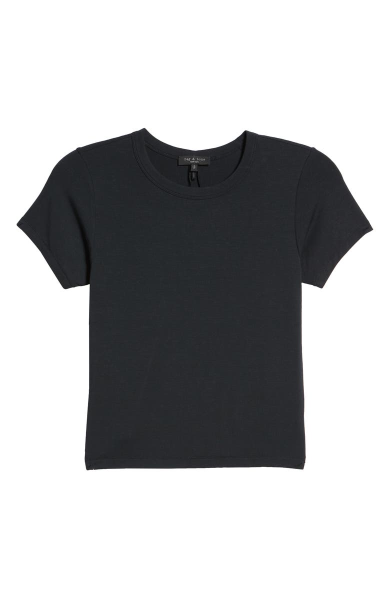 rag & bone ICONS Luca Baby Tee, Alternate, color, Black