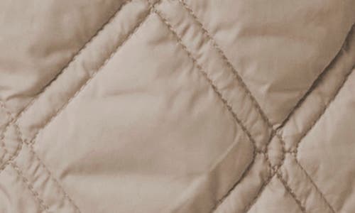 Bernardo Hooded Quilted Liner Jacket In Light Beige