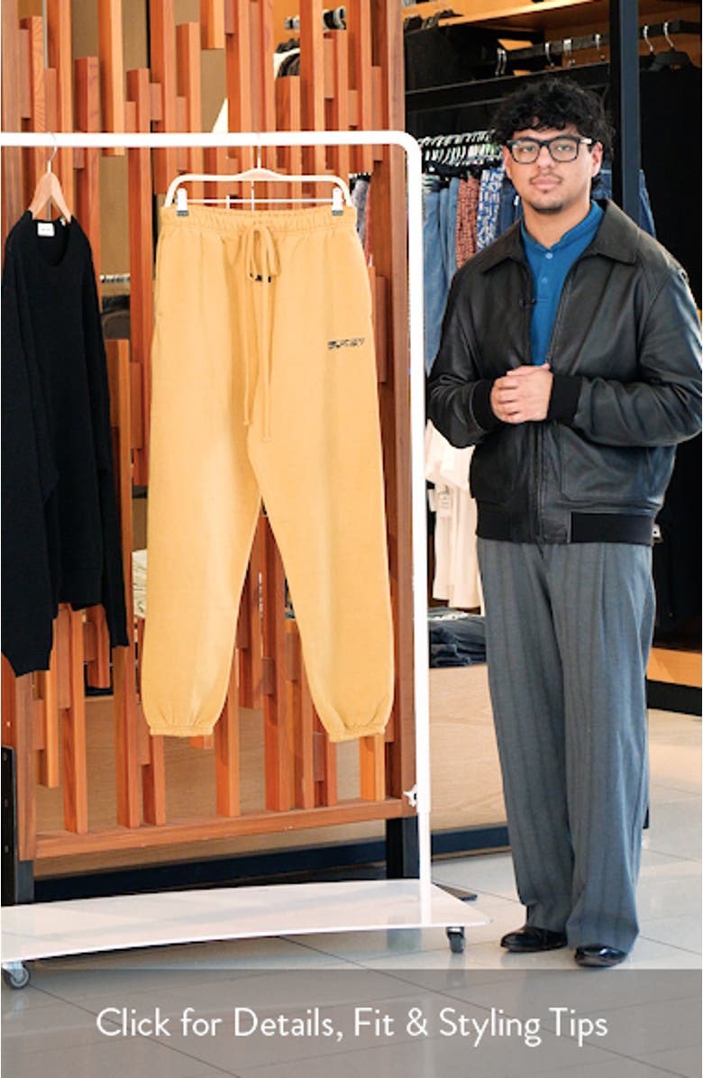 Classic Heavy Cotton Fleece Sweatpants, sales video thumbnail