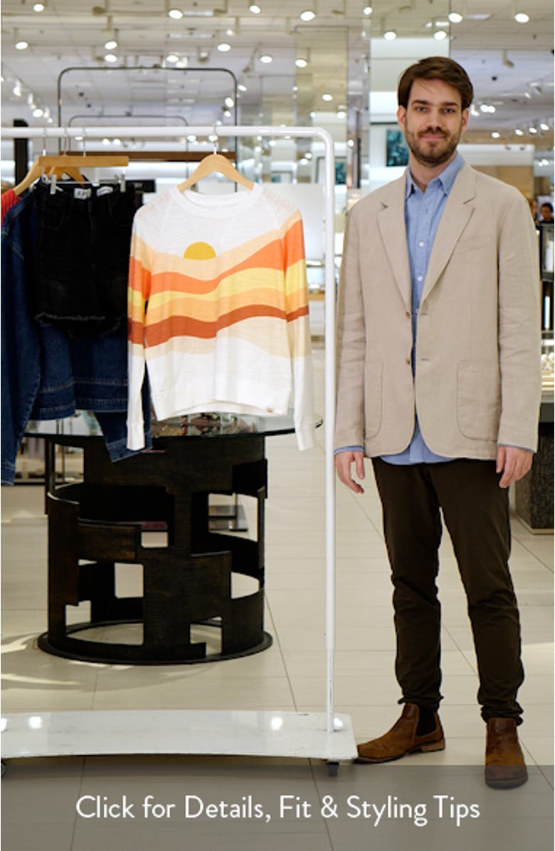 Print Slub Organic Cotton Sweatshirt, sales video thumbnail