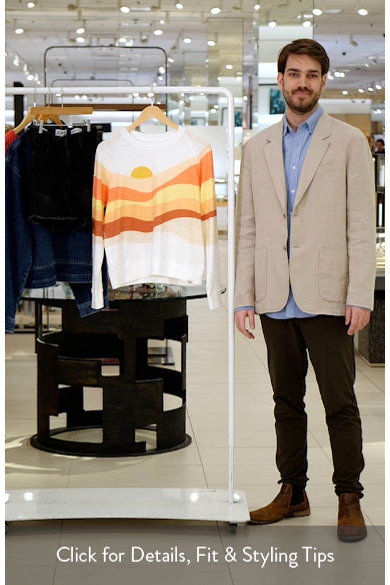 Print Slub Organic Cotton Sweatshirt video
