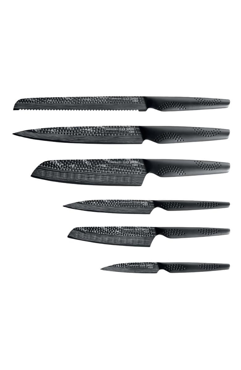 Cuisine::pro<sup>®</sup> iD3<sup>®</sup> BLACK SAMURAI 7-Piece Gozen Knife Block, Alternate, color, Black