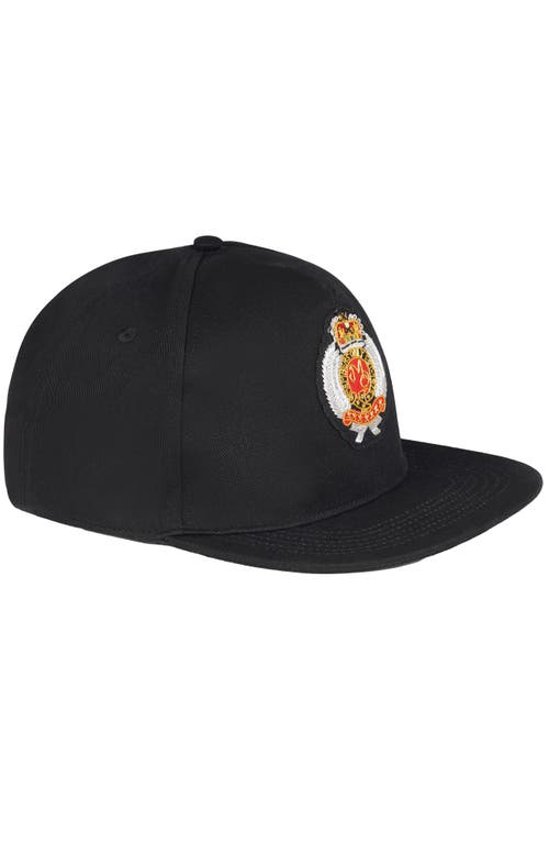 Members Only Twill Baseball Cap In Black