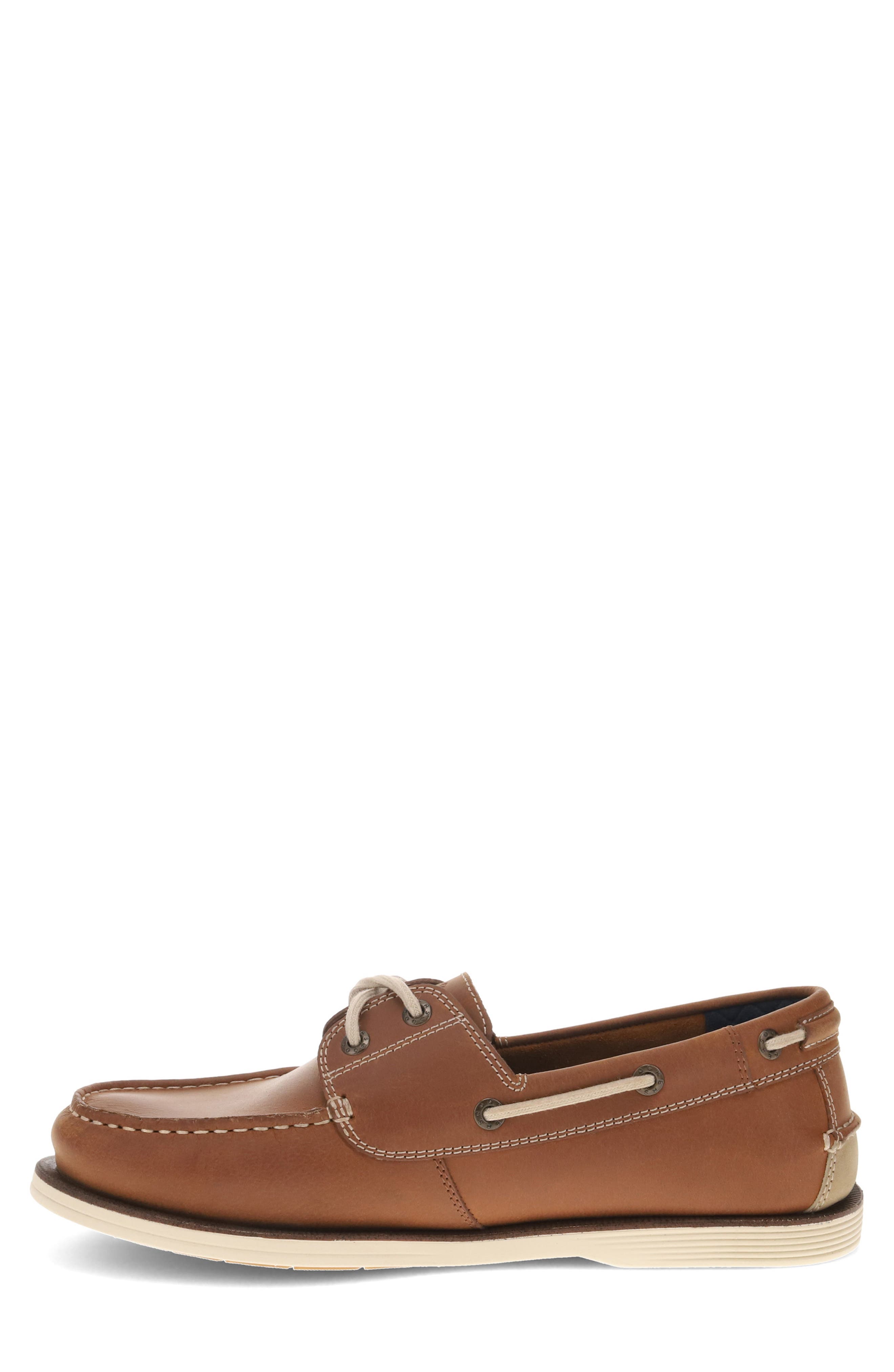 Dennison Boat Shoe, Alternate, color, DARK TAN