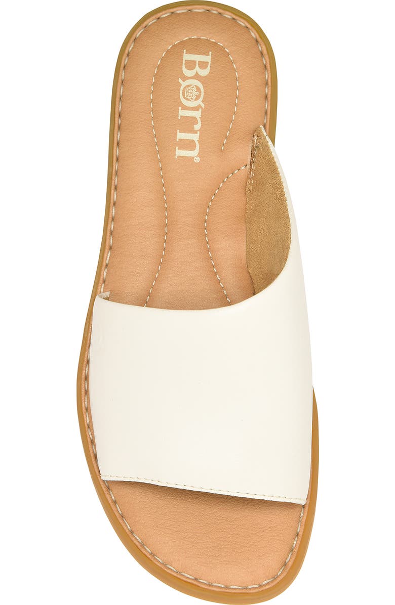 Børn Izabel Sandal, Alternate, color, Cream Metallic White