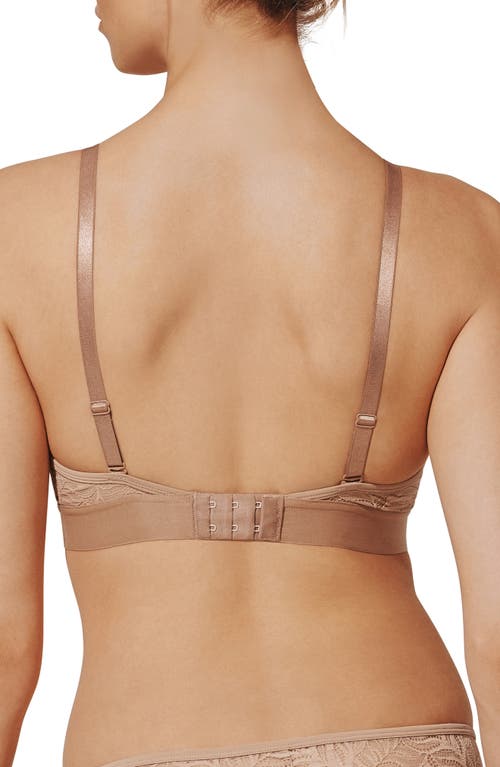 Thirdlove Feather Lace Triangle Bralette In Brown