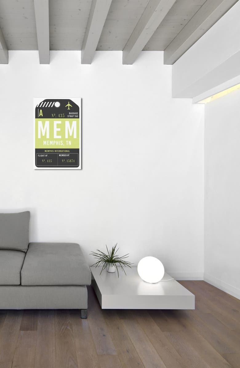 Oliver Gal Memphis Luggage Tag Wall Art, Alternate, color,