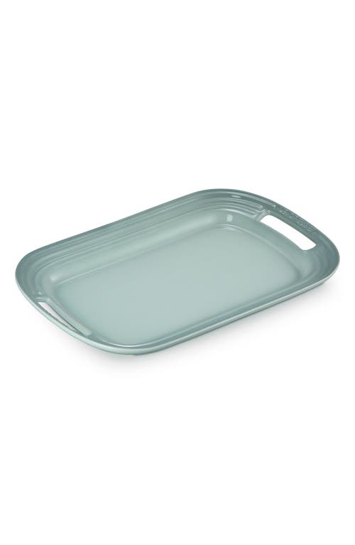 Le Creuset Stoneware Serving Platter In Blue