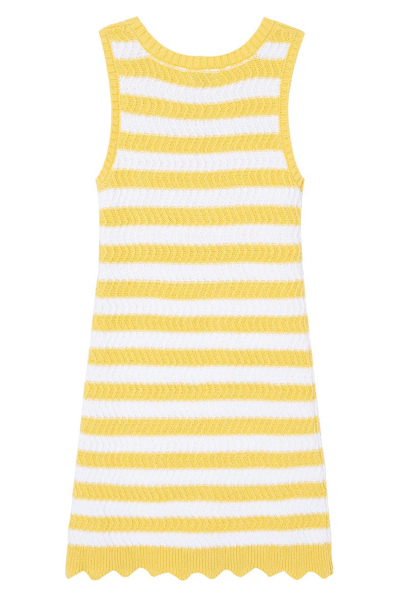 Habitual Kids' Stripe Knit Dress, Alternate, color, YELLOW