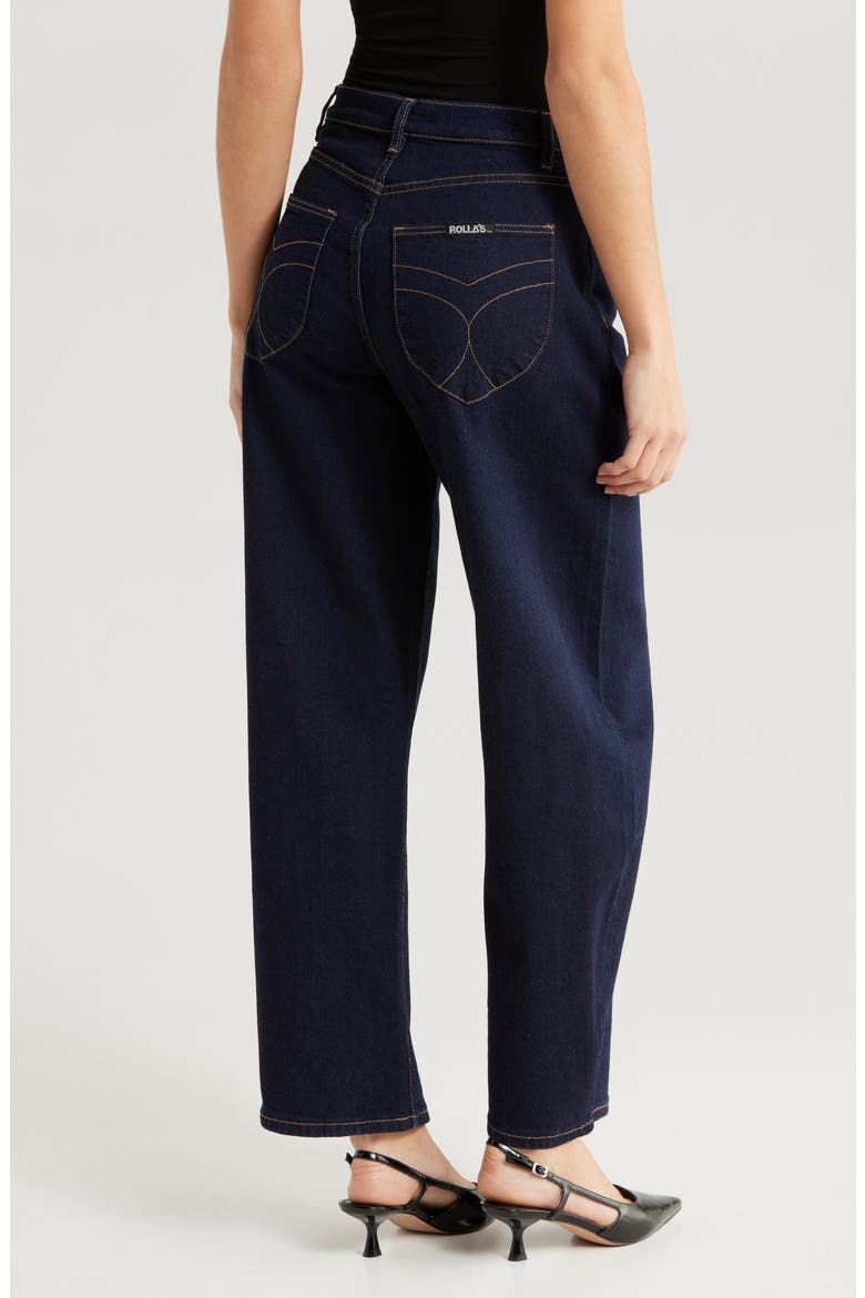 Gigi Ankle Barrel Leg Jeans, Alternate, color, RINSE DENIM