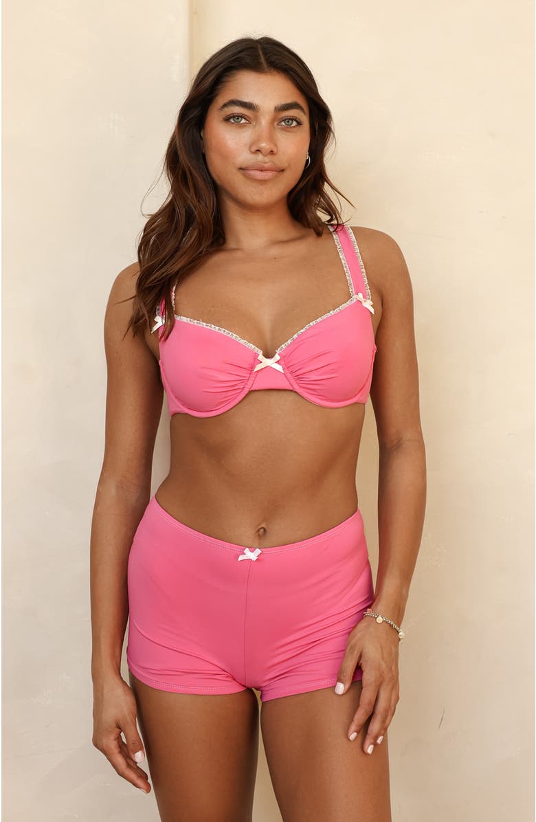 Dippin Daisys Priscilla Underwire Bikini Top, Main, color, Wild Orchid