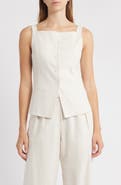 WAYF Naomi Linen Blend Vest