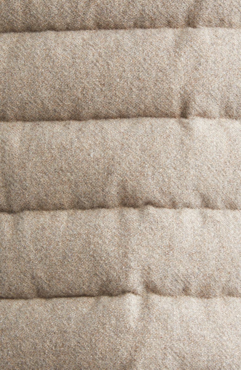 Herno Metallic Cashmere & Wool Down Jacket, Alternate, color, Champagne