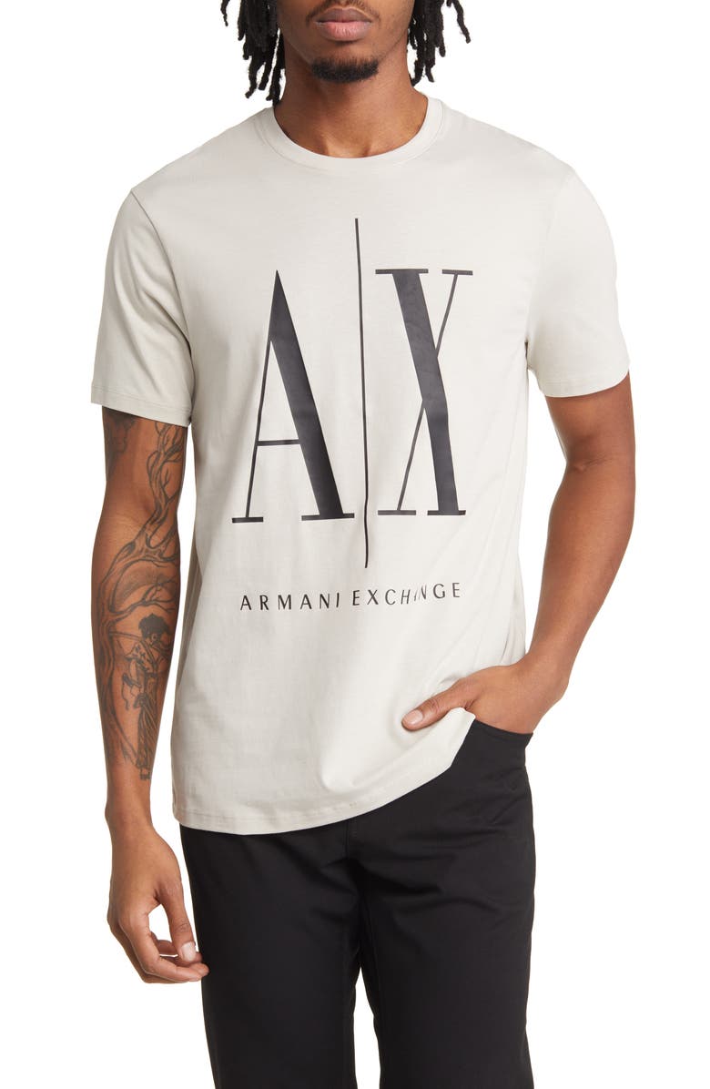 Armani Exchange Icon Logo Graphic Tee, Main, color,