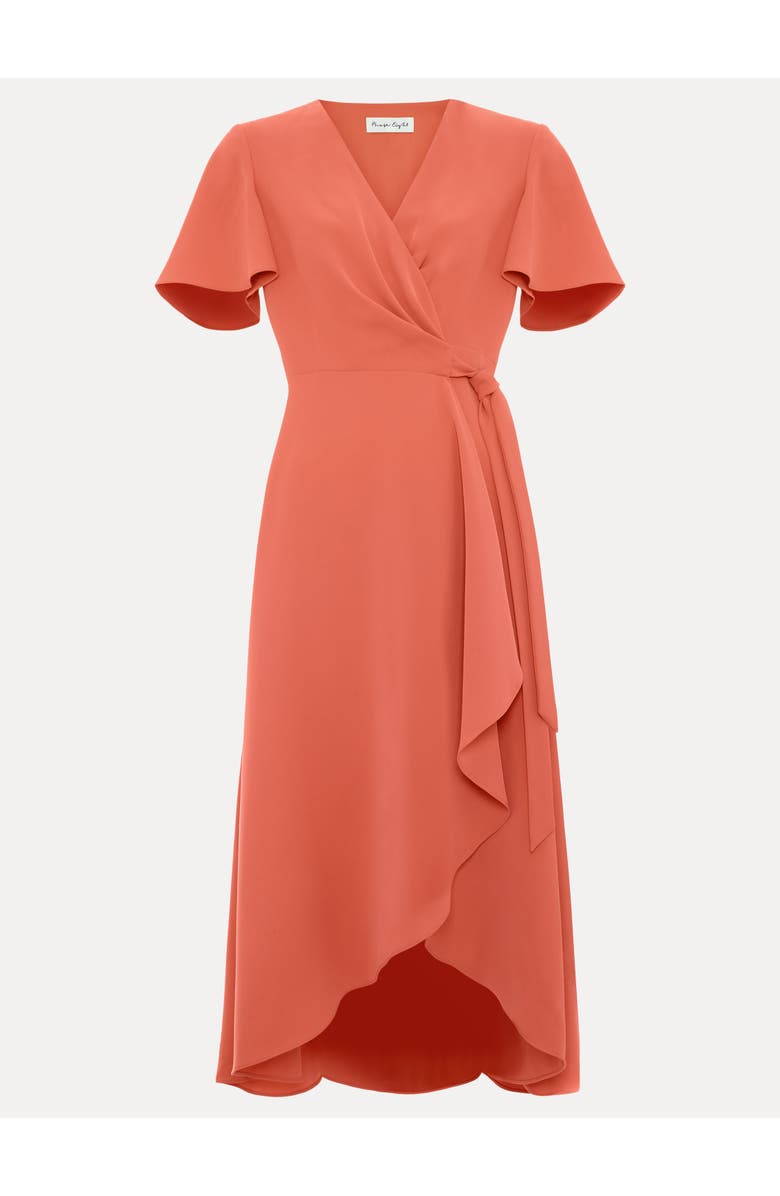 Phase Eight Julissa Wrap Dress, Alternate, color, Orange