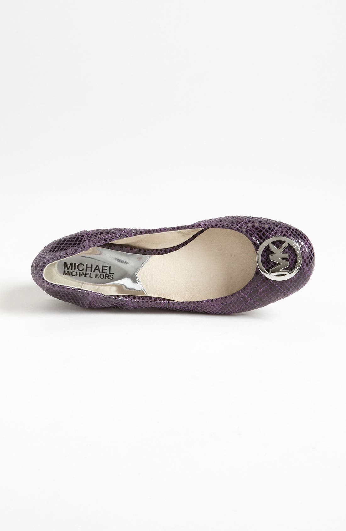'Fulton' Ballet Flat, Alternate, color, PURPLE GLAZED PYTHON