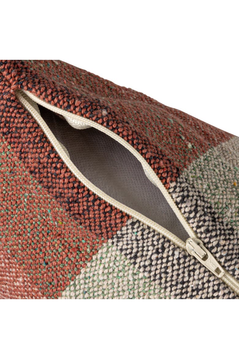 Highland Hearth Woven Plaid Pillow, Multicolor, Alternate, color, Blue