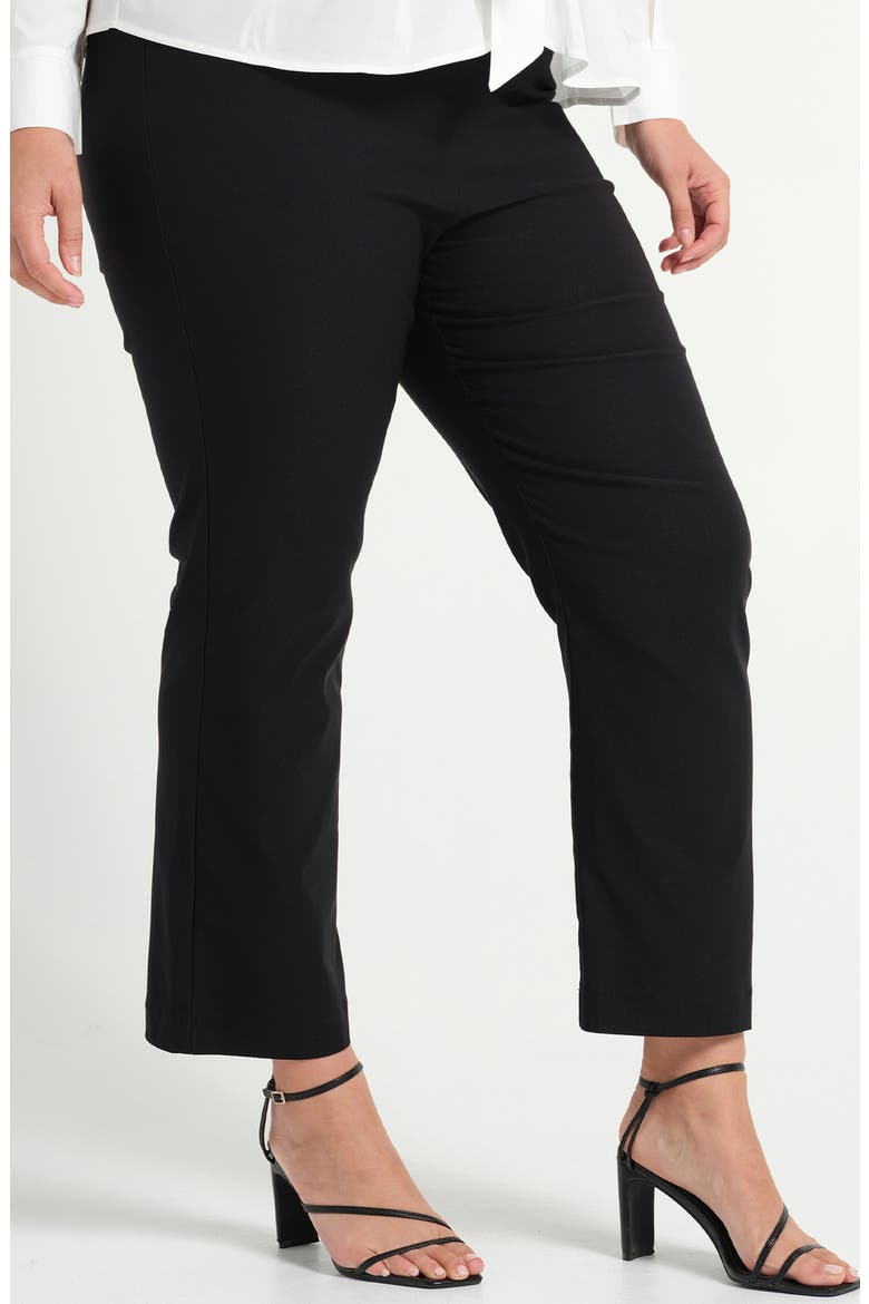 Kora Straight Leg Pants, Alternate, color, BLACK