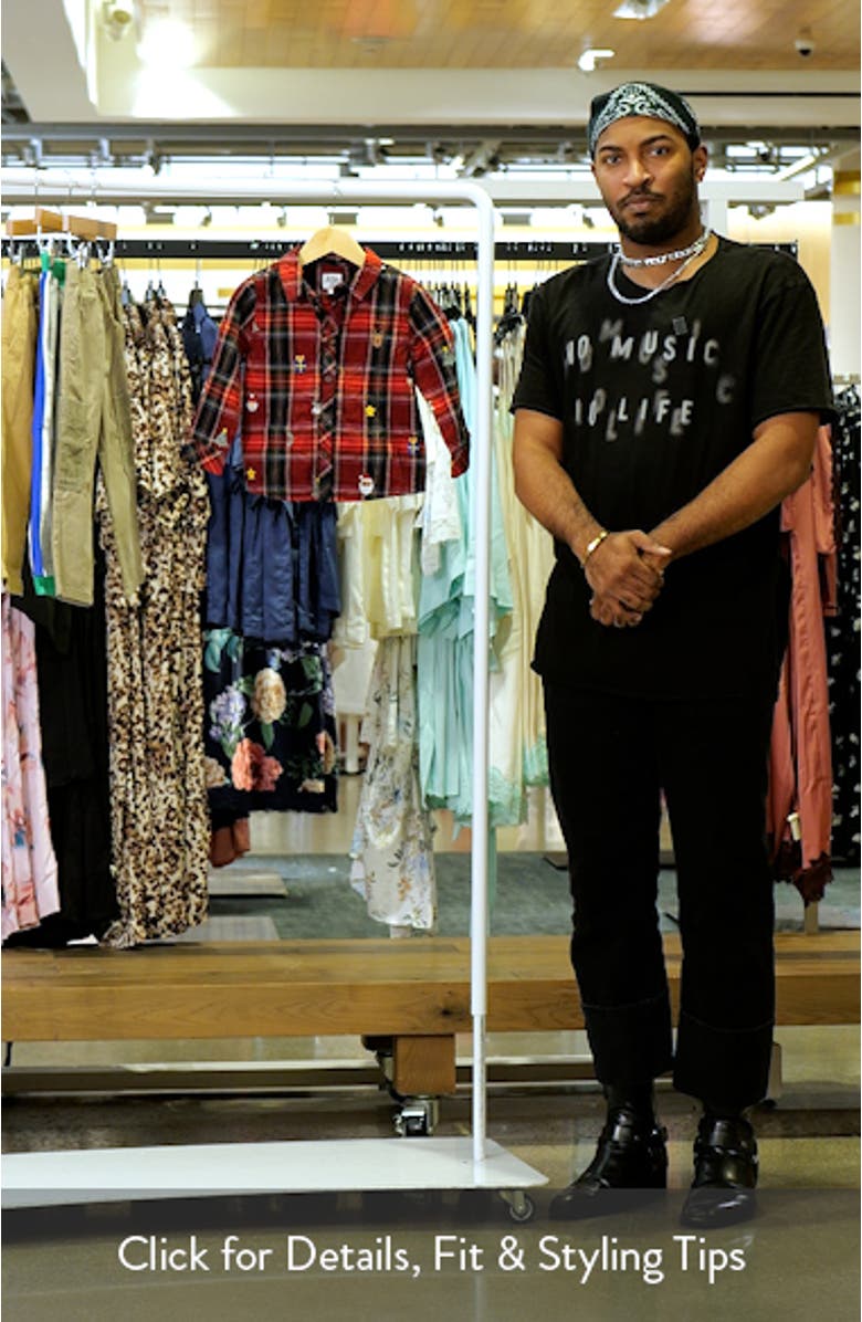 Kids' Christmas Embroidery Plaid Woven Shirt, sales video thumbnail