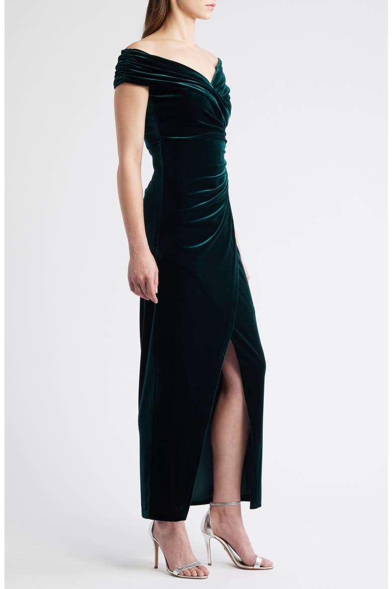 vince camuto off the shoulder dress Vince Camuto Off-The Shoulder Short Sleeve Tiered Maxi Dress
