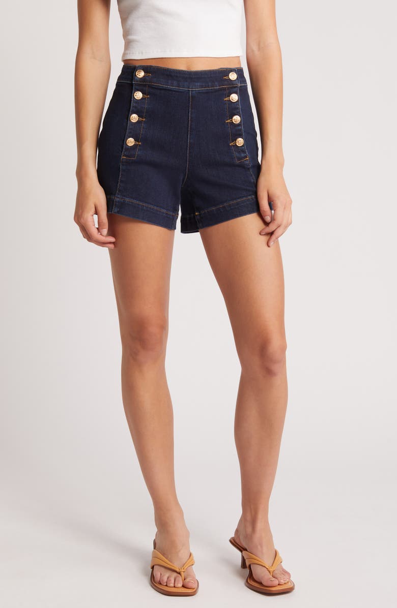Prosperity Denim Sailor Denim Shorts, Main, color,