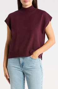 MAX STUDIO Mock Neck Sweater