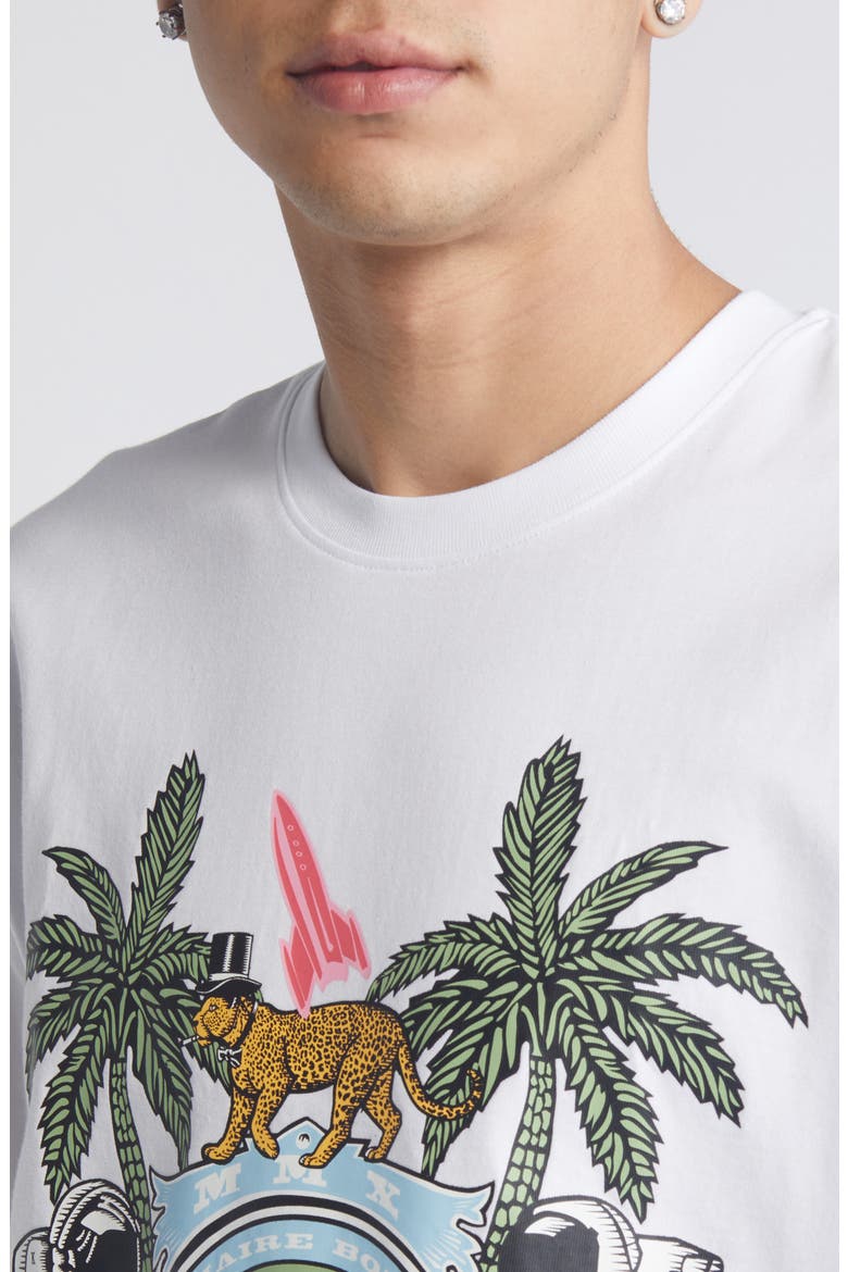 Crest Cotton Graphic T-Shirt, Alternate, color, BLEACH WHITE