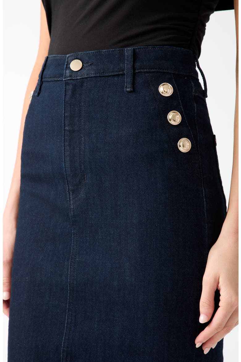 Riley Midi Pencil Skirt, Alternate, color, NAVY