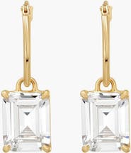Bearfruit Jewelry Sterling Silver 18k Gold Plated Lena Sparkle Earrings Statement Piece