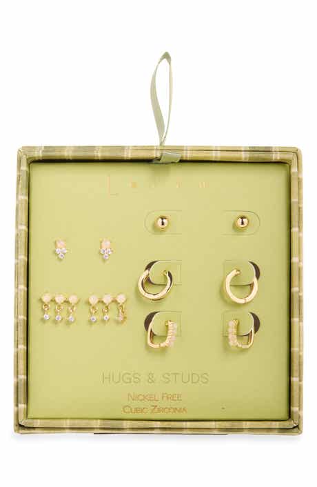 6-Pack Stud & Hoop Earrings