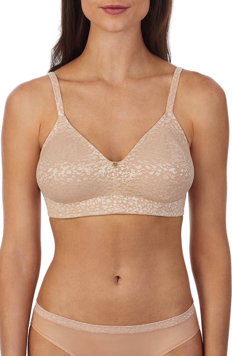 Le Mystère Safari Wireless Bra, Main, color, Sahara