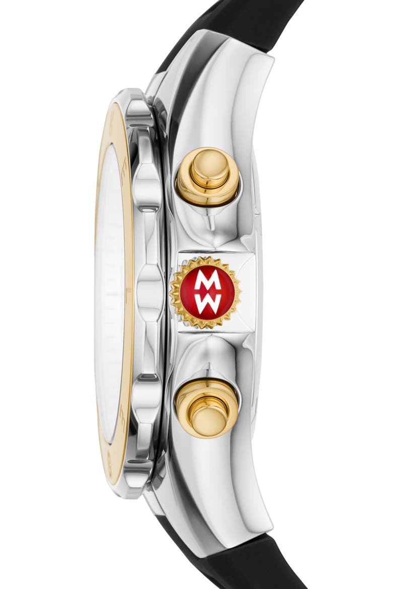 Jellybean Silicone Strap Watch, 38mm, Alternate, color, TWO TONE