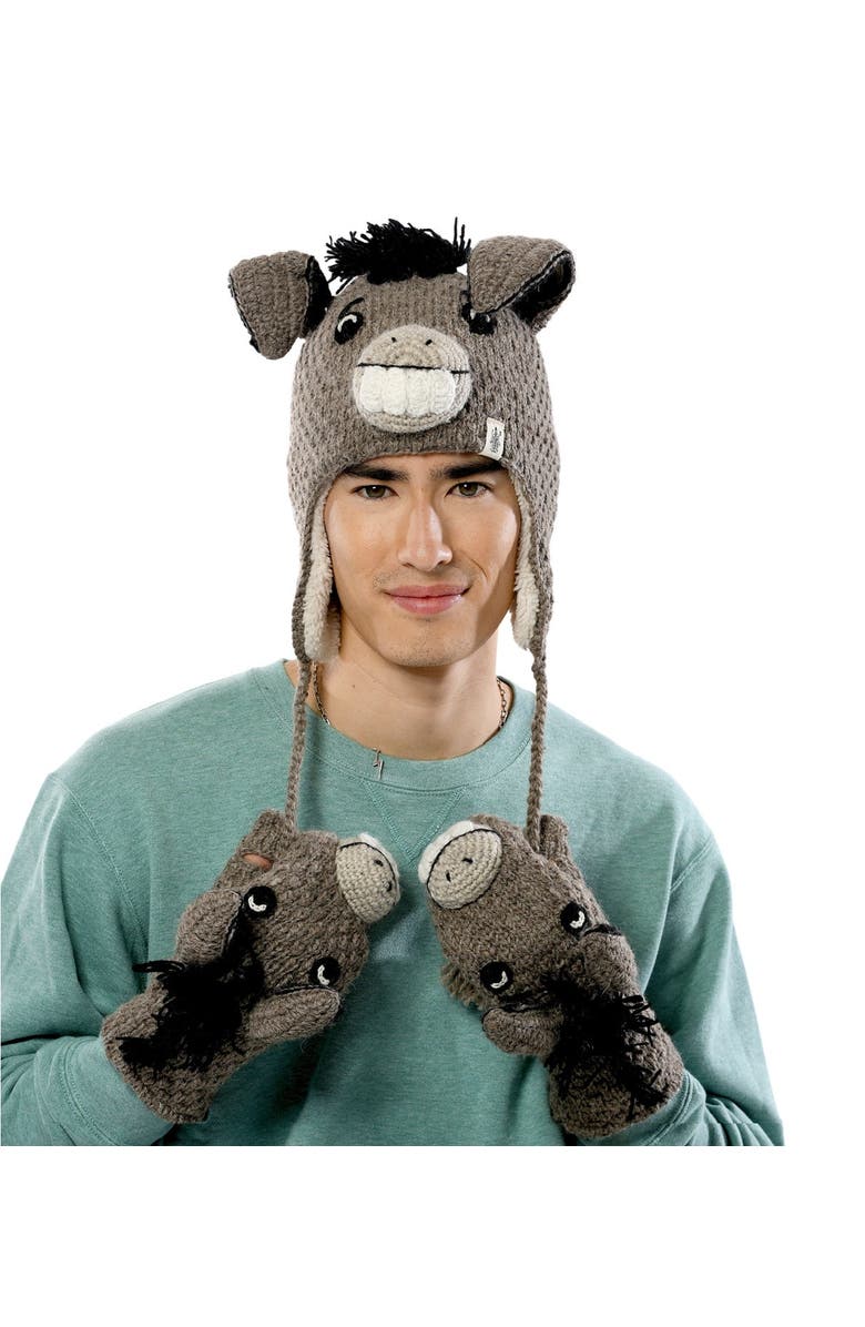 Nirvanna Designs Donkey Hat, Alternate, color, Brown