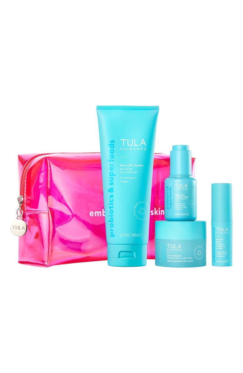 TULA Skincare Glow With Confidence Set USD $156 Value, Main, color, 