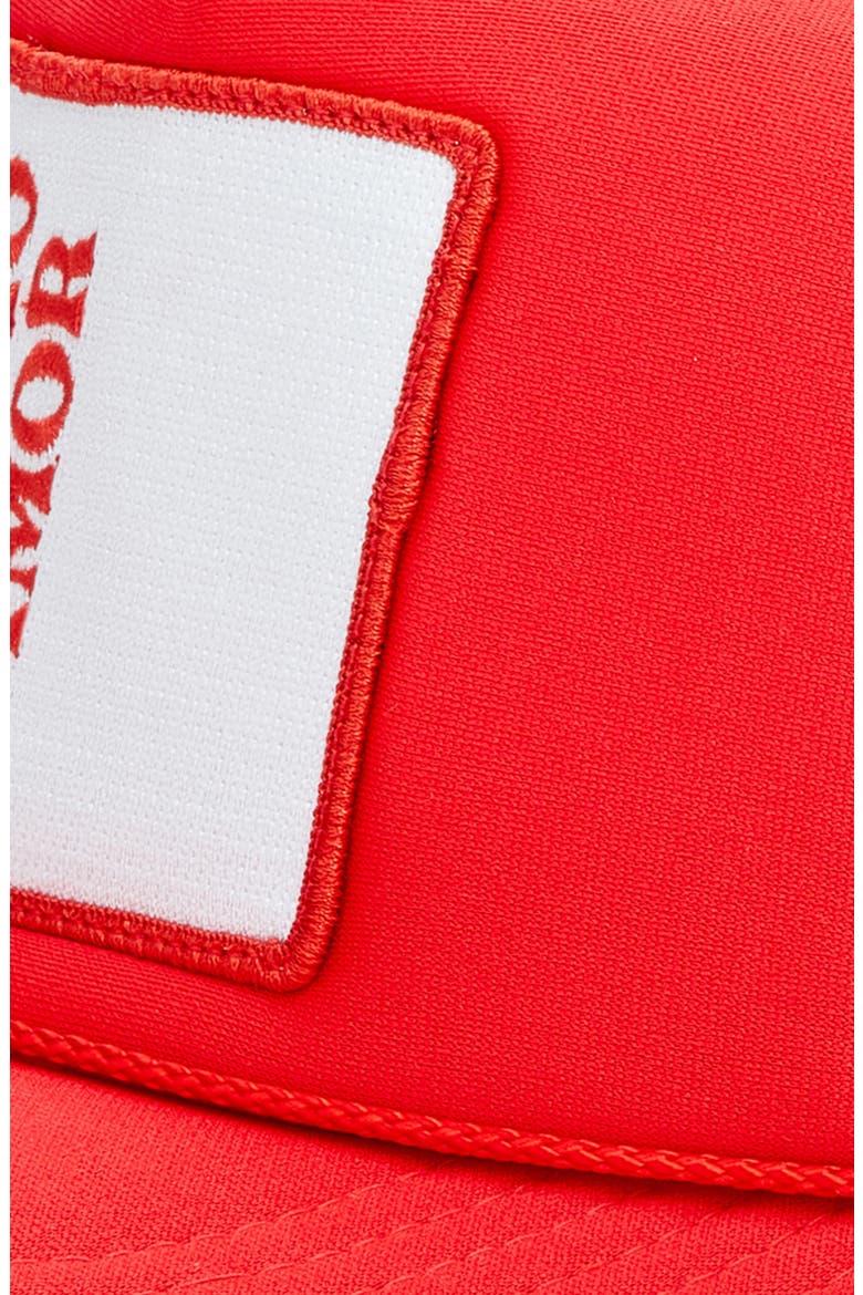 Mucho Amor Trucker Hat, Alternate, color, RED