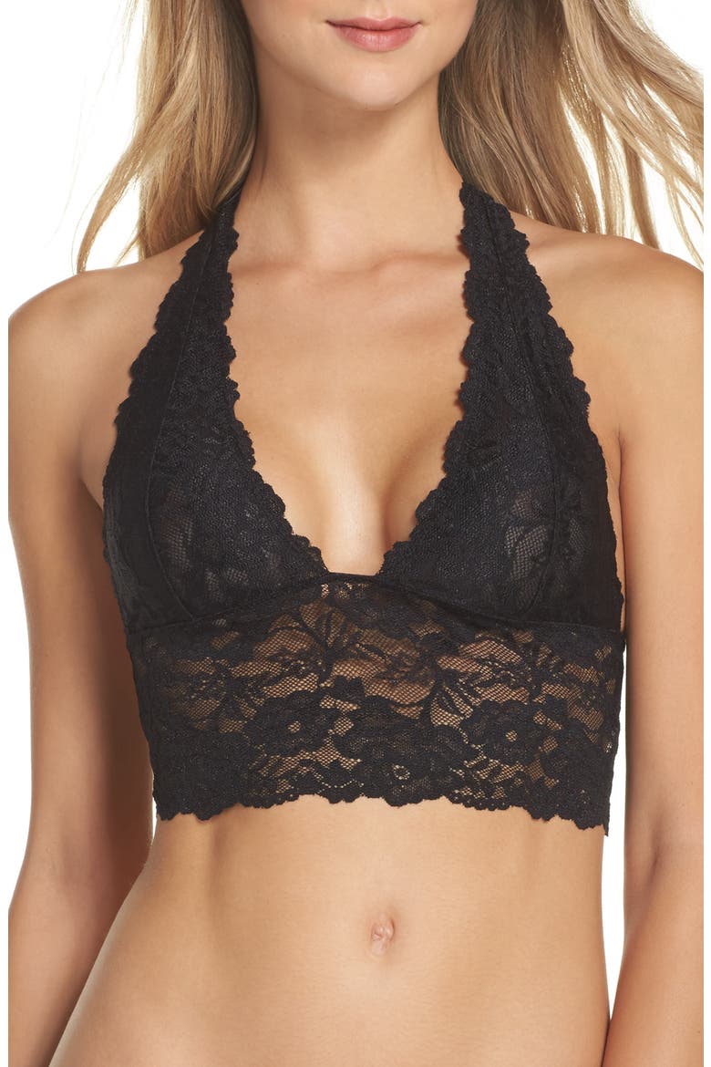 Intimately FP Heartbreaker Longline Bralette, Main, color, BLACK