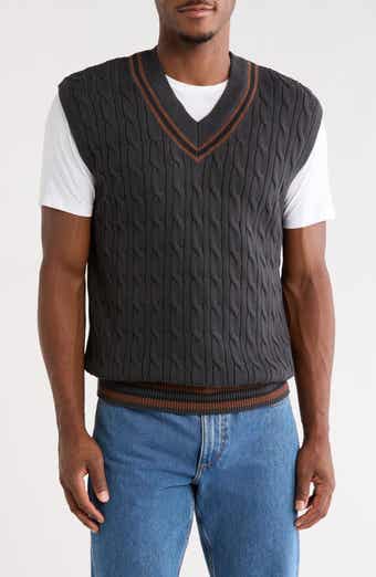 Tristan Cable Knit Sweater Vest