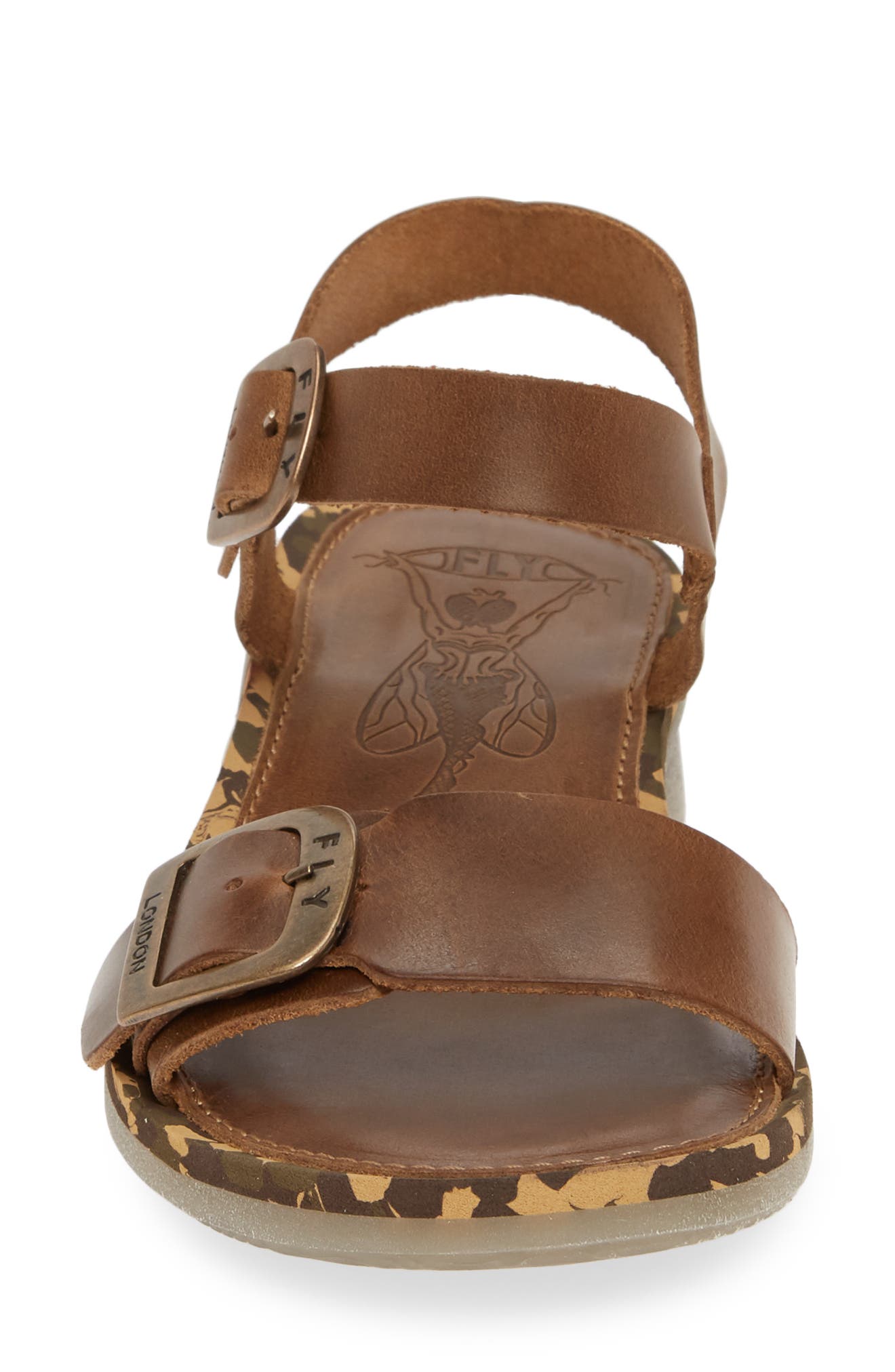Comb Sandal, Alternate, color, CAMEL BRIDLE LEATHER