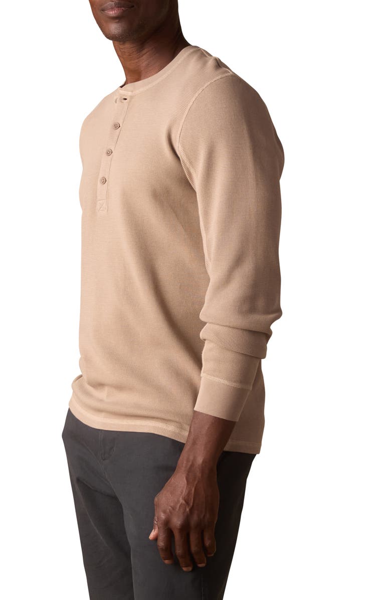 The Normal Brand Vintage Thermal Mountain Henley, Alternate, color, Mink