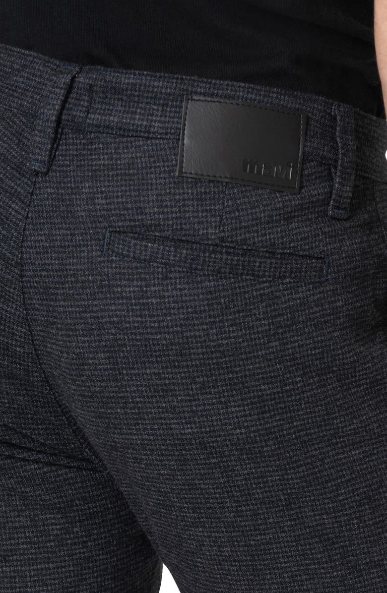 Mavi Jeans Milton Herringbone Slim Straight Leg Chinos, Alternate, color, Navy Herringbone