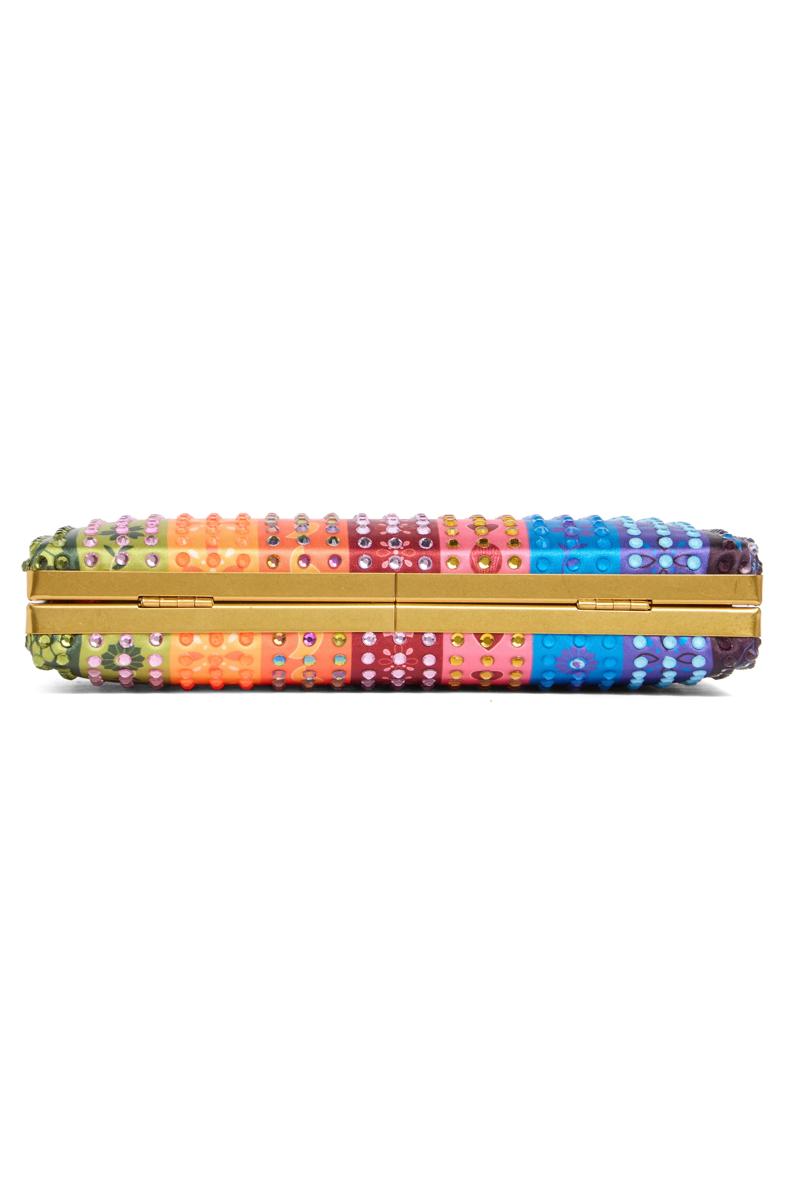 Kurt Geiger London Kensington Crystal Clutch, Alternate, color, Silver Multi/ Other