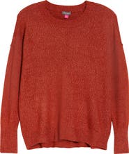 Vince Camuto Exposed Seam Crewneck Sweater