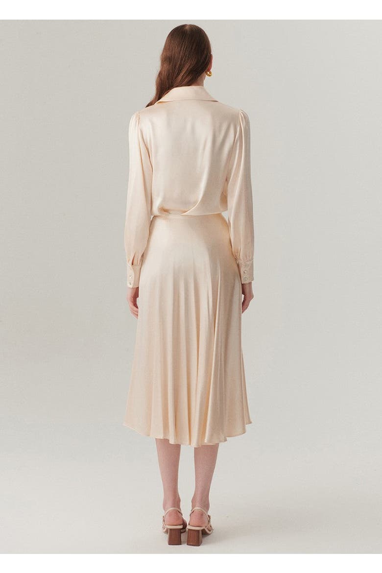 Kehlani Midi Skirt, Alternate, color, ECRU