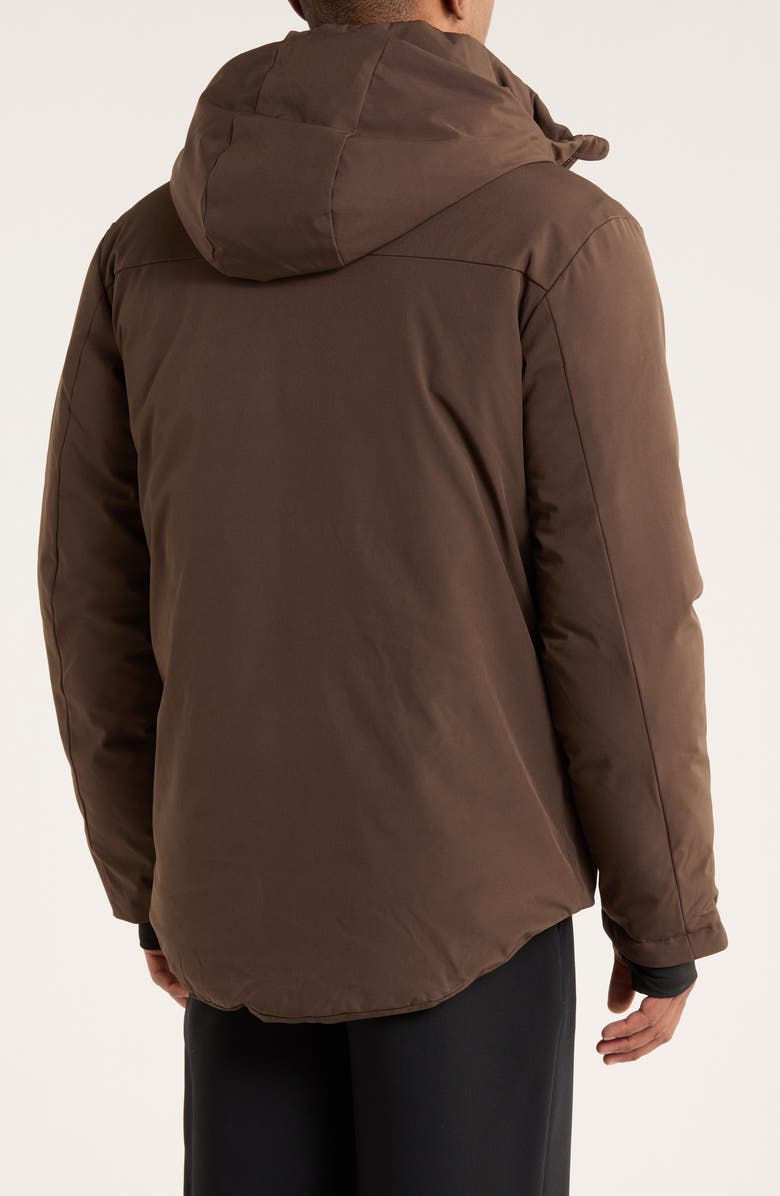 Noize Hans Mid Length Hooded Parka, Alternate, color, Chocolate