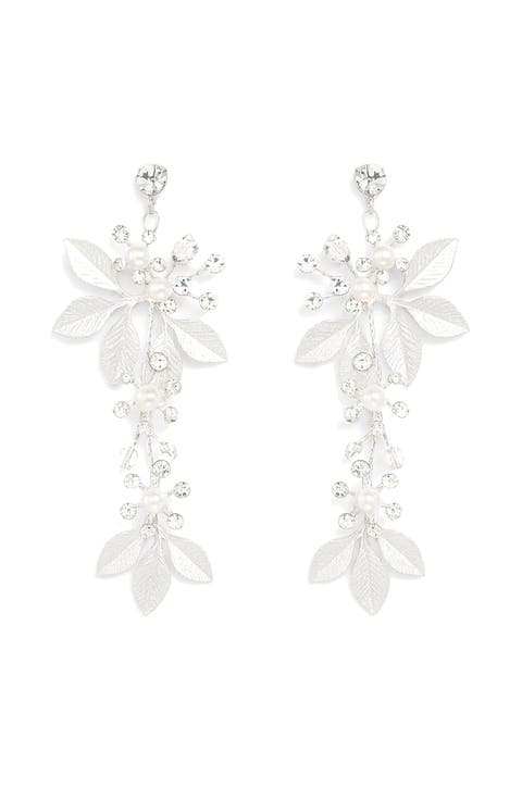 Magnolia Bridal Earrings
